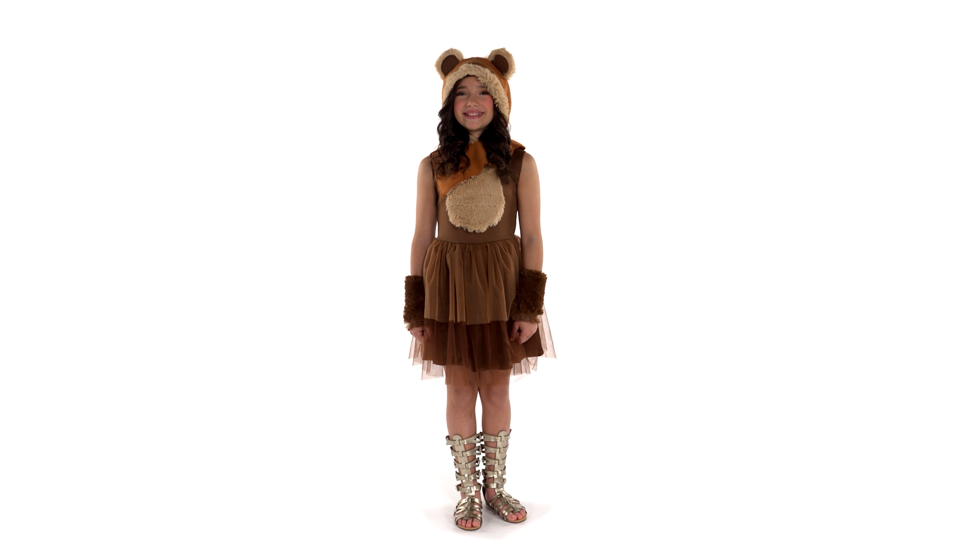 JWC5379 Ewok Youth Dress Costume 360 Action Video